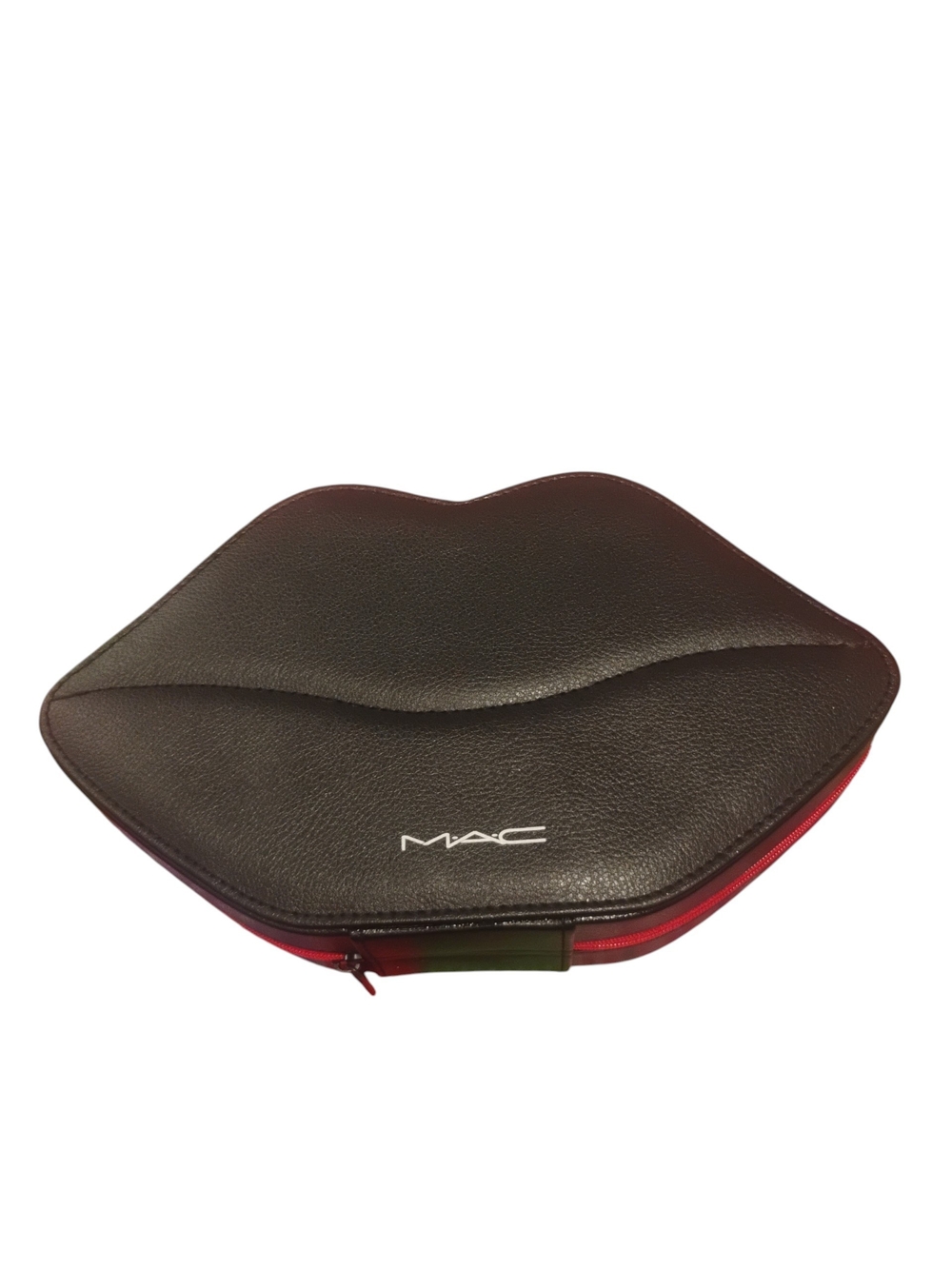 MAC Cosmetics Lip Shaped Box Clutch Makeup Bag Case